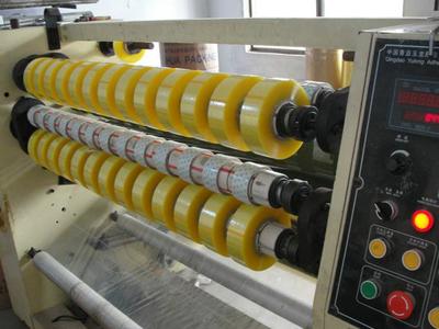 Transparent tape manufacturing